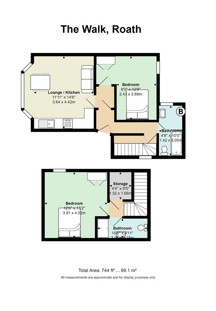 Floorplan for The Walk, Roath